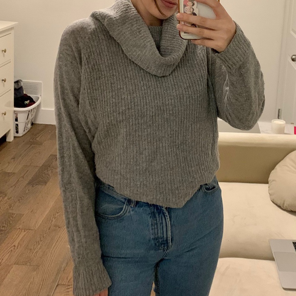 Grey Turtleneck